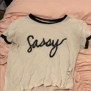 Brandy Melville crop top